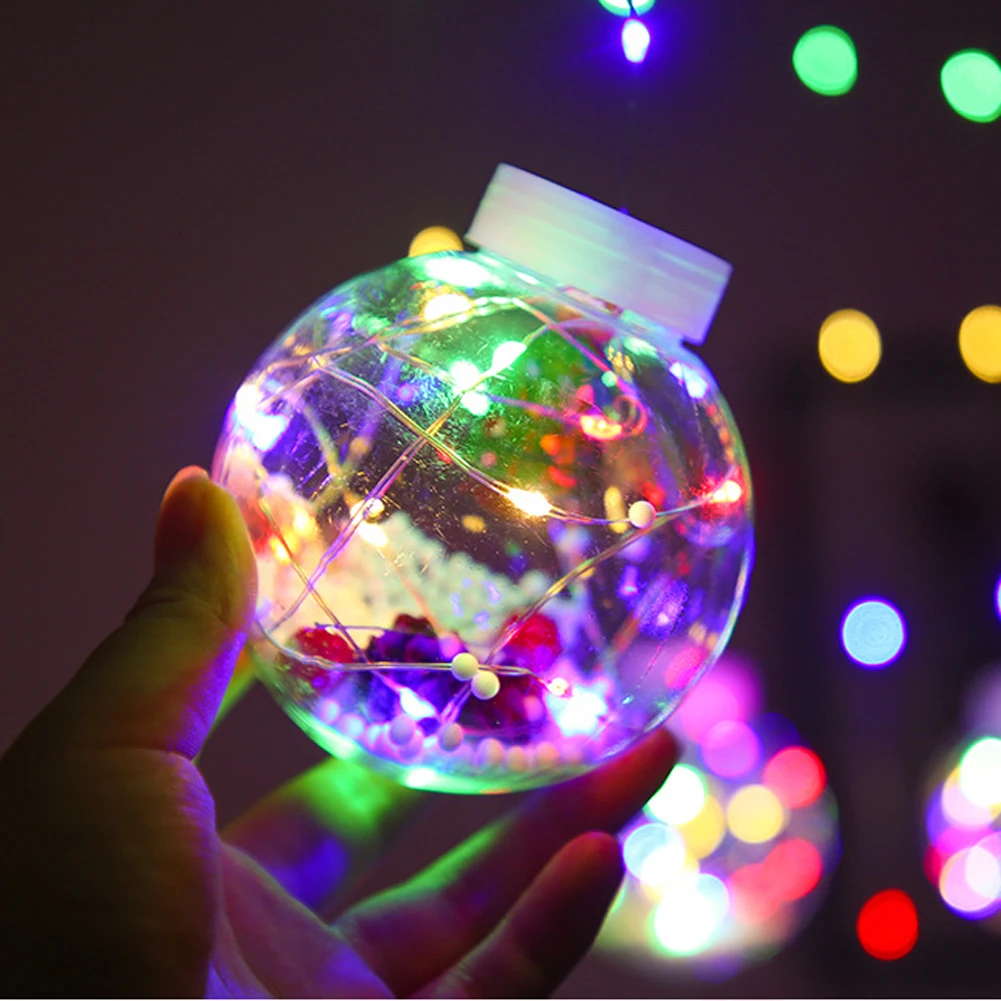 Guirlande lumineuse LED à boules à vœux, guirlande lumineuse de Noël, guirlande féérique pour mariage, Noël, fête et décoration intérieure_voghion.com