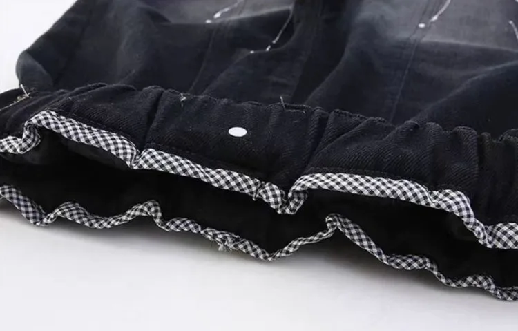Wide-Leg Jeans Winter Fleece-Lined Thermal