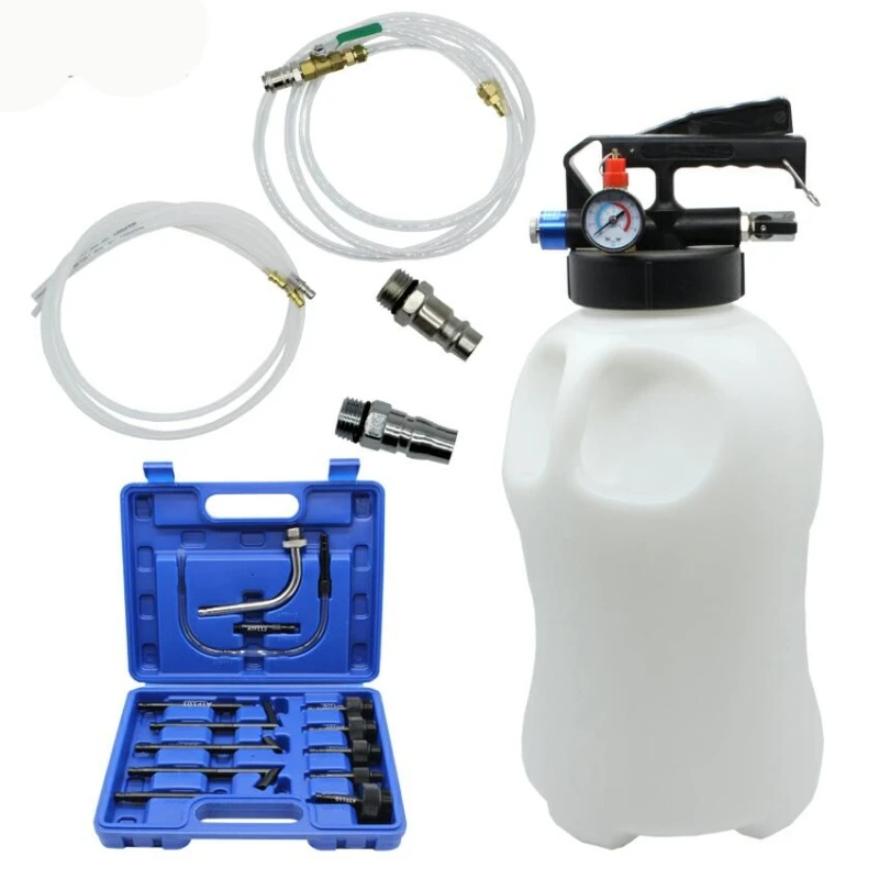 10L Pneumatic Car Brake Liquid Filling Equipment/13pcs Manual Brake Oil