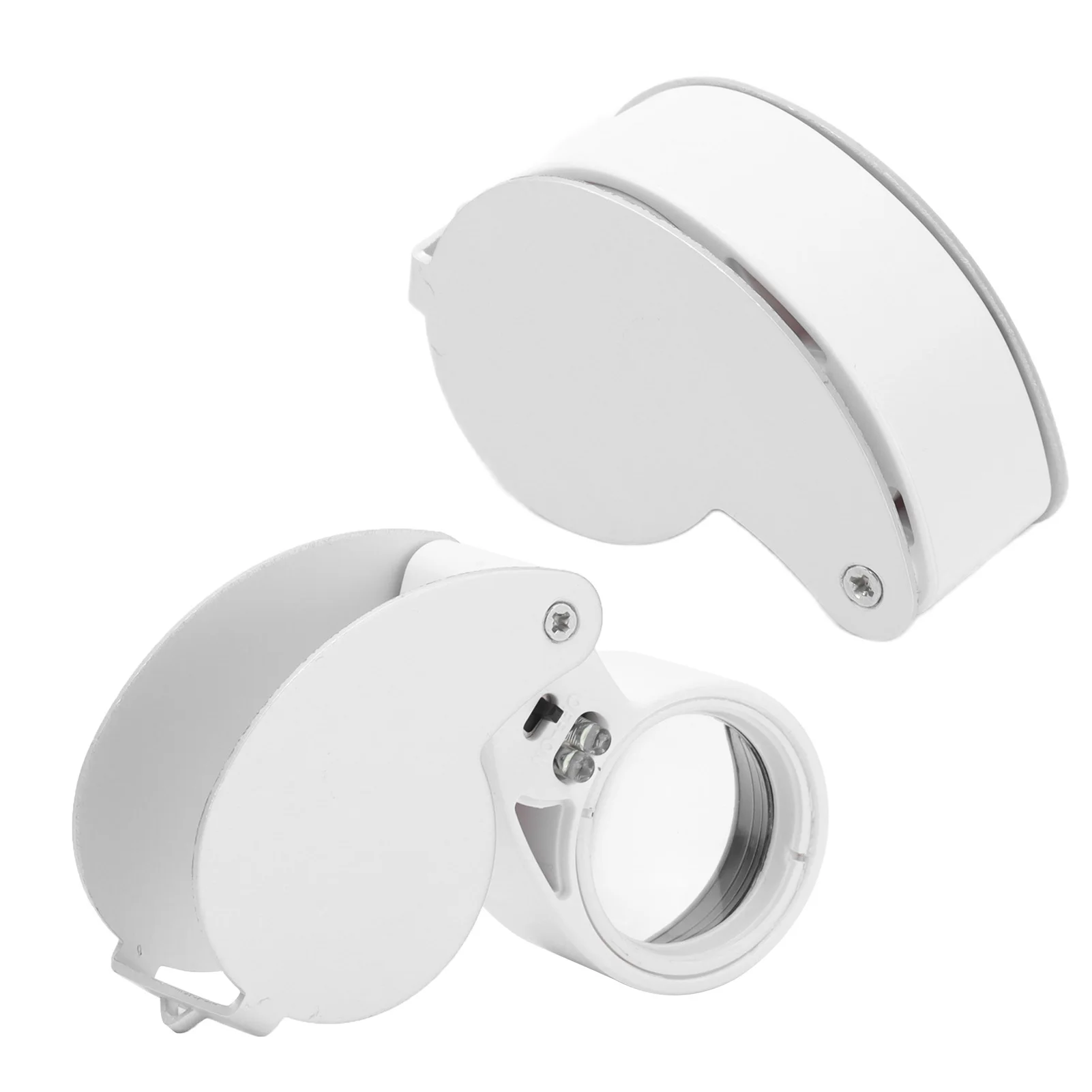 Jewelry Magnifier 40X Portable Illuminated Jewelry Loupe Magnifying Glasses for Detecting Identifying Magnifying Glasses