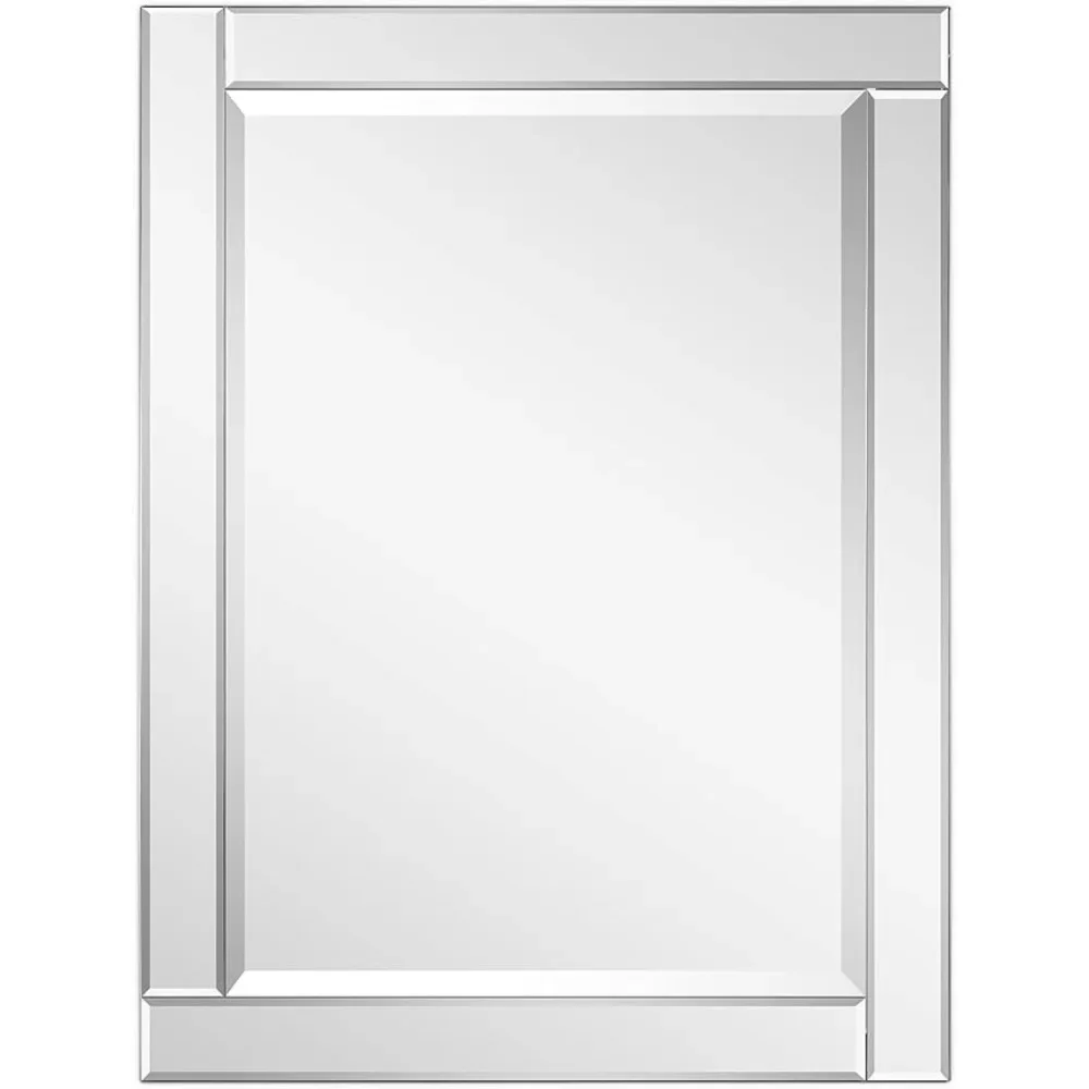 

30" X 40" Mirror 1"-Beveled Center Bathroom Mirrors Ready to Hang Clear Freight Free Fixture Home Improvement