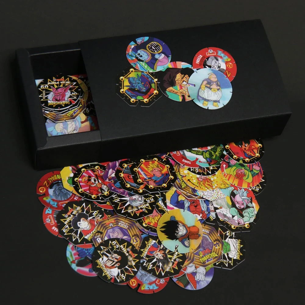 Tasos Dragon Ball Z Nuova Collezione Completa 100/100 Super Saiyan Son Goku Gioco Catapulta Carte Pogs Milkcap Chaps Regalo Sigillato