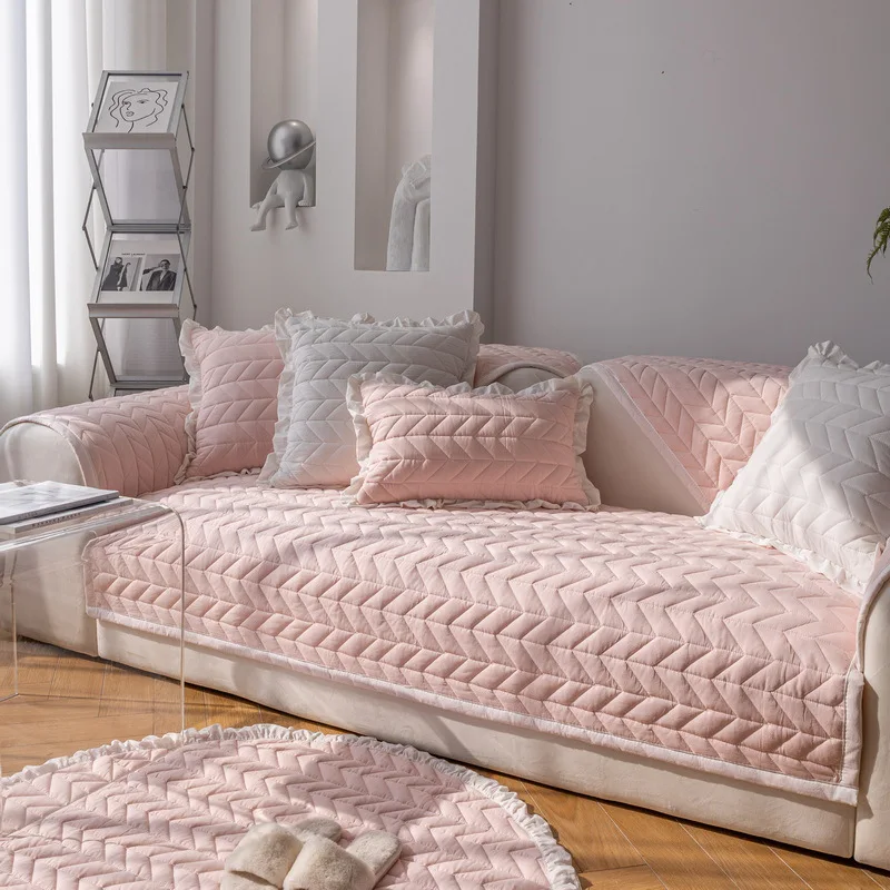 

EIFLOY Sofa Slipcover Non Slip Cotton Couch Cover 1 2 3 Seater L Shaped Leather Couch Armchair Furniture Protector Dropshipping