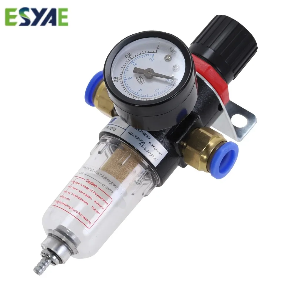 

AFR-2000 Pneumatic Filter Regulator Air Treatment Unit Pressure Switches Gauge AFR2000