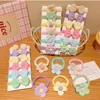 6pcs High-value Korean Cute Hair Rope Bowknot Elastic Hair Ring Princess No Harm Hair Band Kid Hair Accessory 3