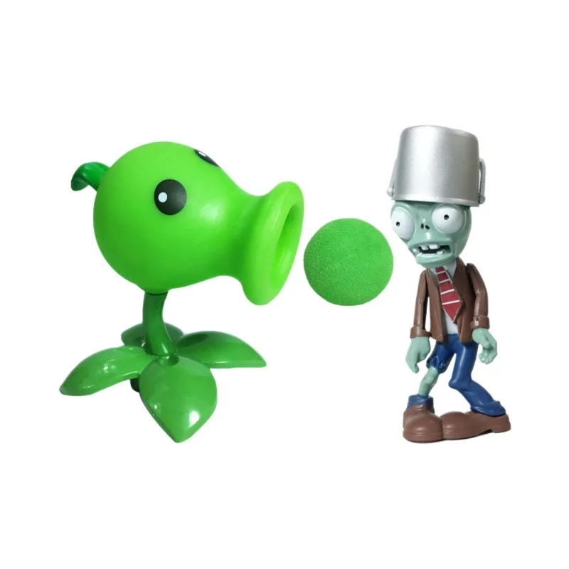 Garden Defense Action Figure Set - Unique Zombie and Plant Characters Kids Birthday Gift