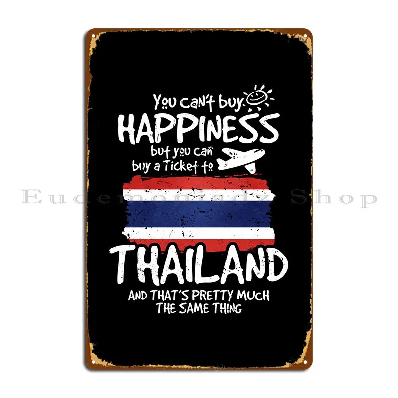 

Thailand Metal Plaque Wall Mural Decoration Living Room Printed Wall Mural Tin Sign Poster