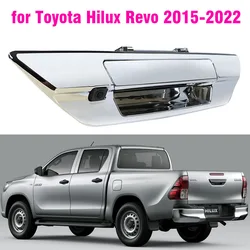 Car Tailgate Liftgate Trunk Handle Camera Rear View HD For Toyota Hilux Revo 2015-2022 Chrome