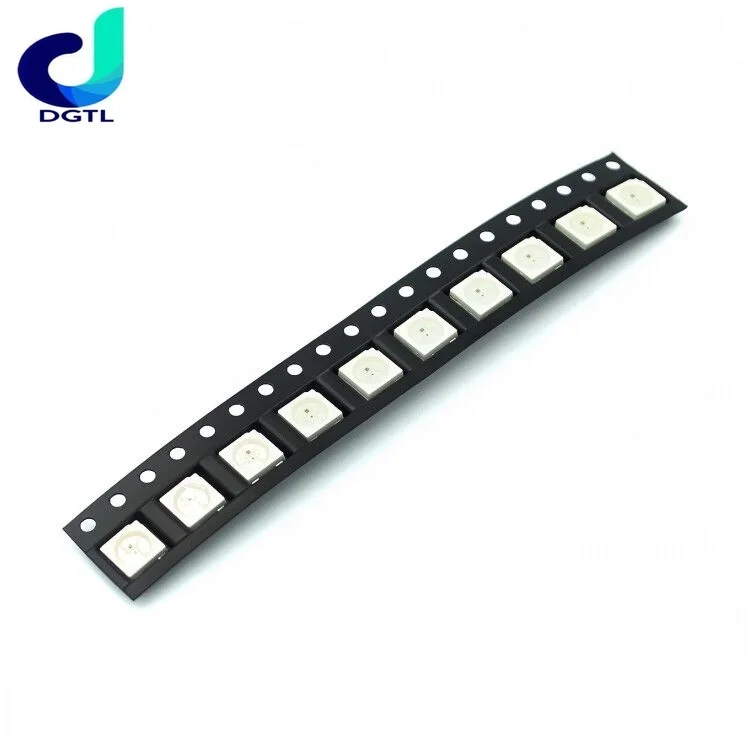 

RGB WS2812B full-color drive LED lamp beads with 4 feet and 10 feet