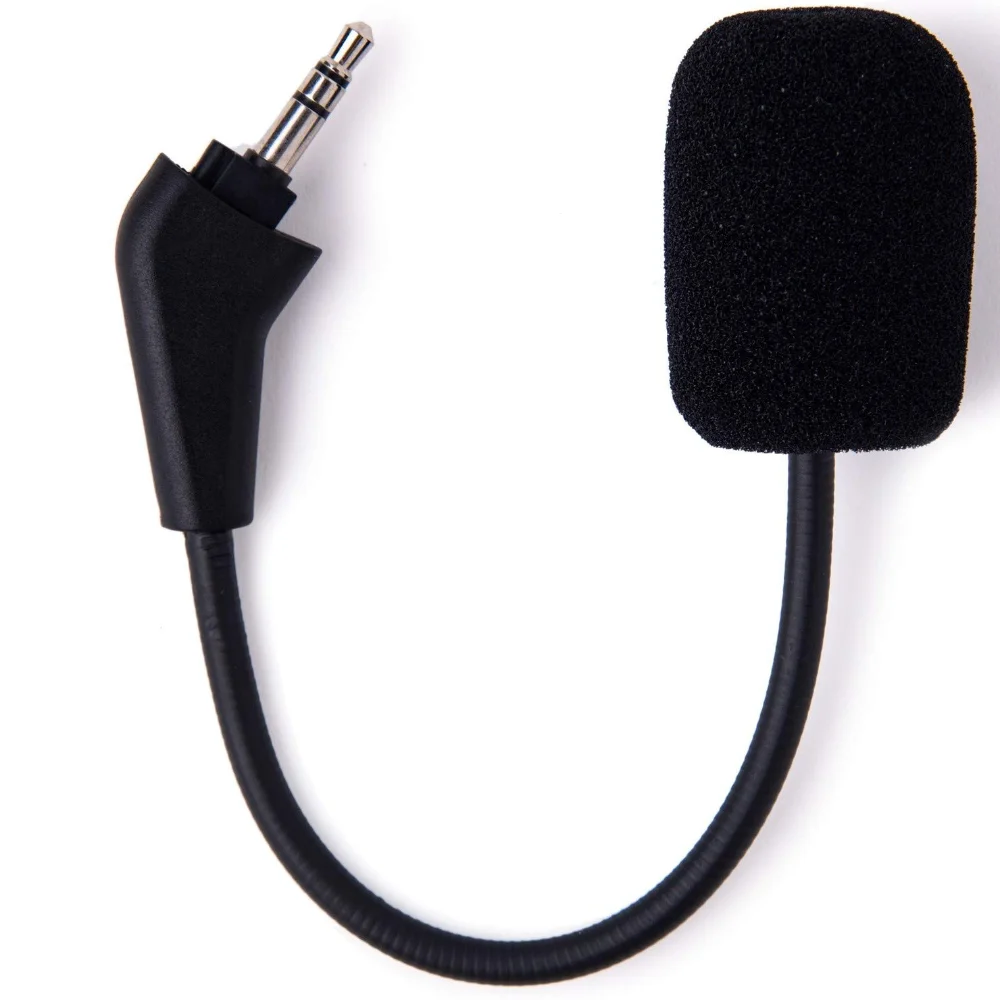 Replacement Game Mic Aux 3.5mm Microphone Boom Foam Repair Parts for Corsair HS50 Pro HS60 HS70 SE Gaming Headsets Headphones