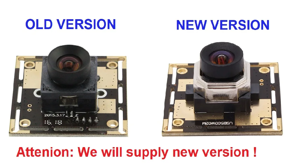 Description Picture 5 of itemELP CMOS OV5640 Sensor 5 megapixel free driver plug and play no distortion camera module autofocus usb camera