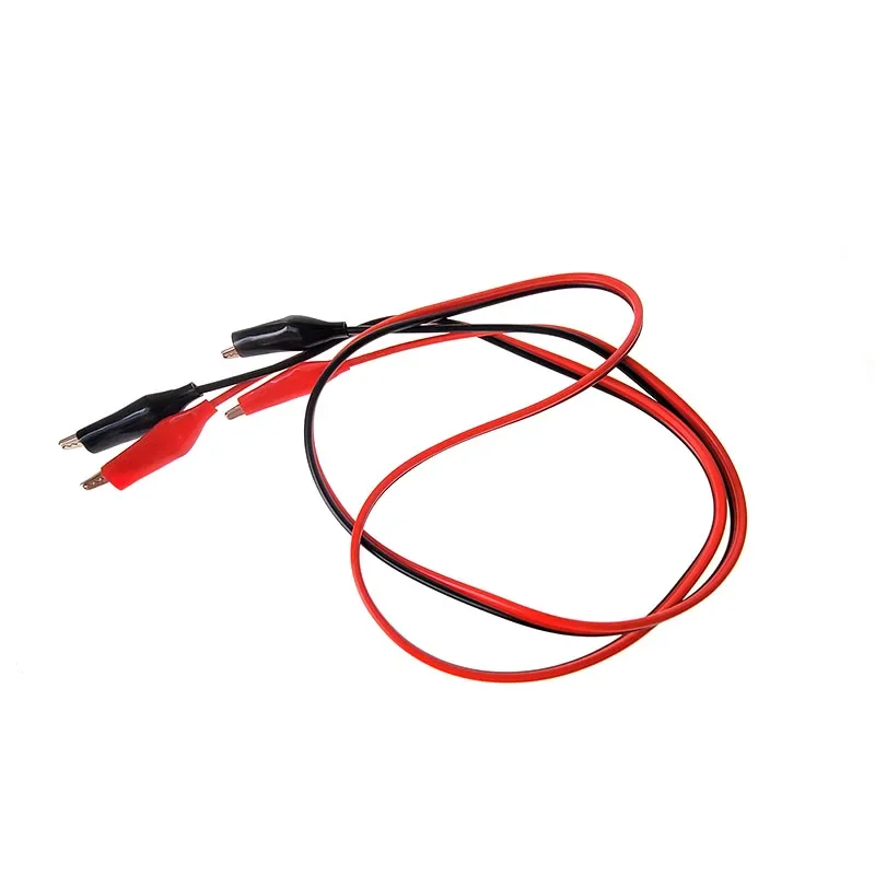 Alligator Cilp To Alligator Cilp Test Cable Lead Jumper Wire Crocodile Clip DIY Power Supply Double Headed Crocodile Clip Thread