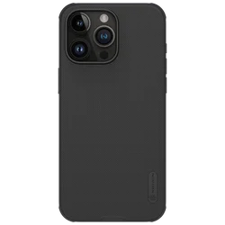 Nillkin Super Frosted Shield Pro Hard Case Phone Shell - iPhone 15 Pro Max (Black Frosted Pro)