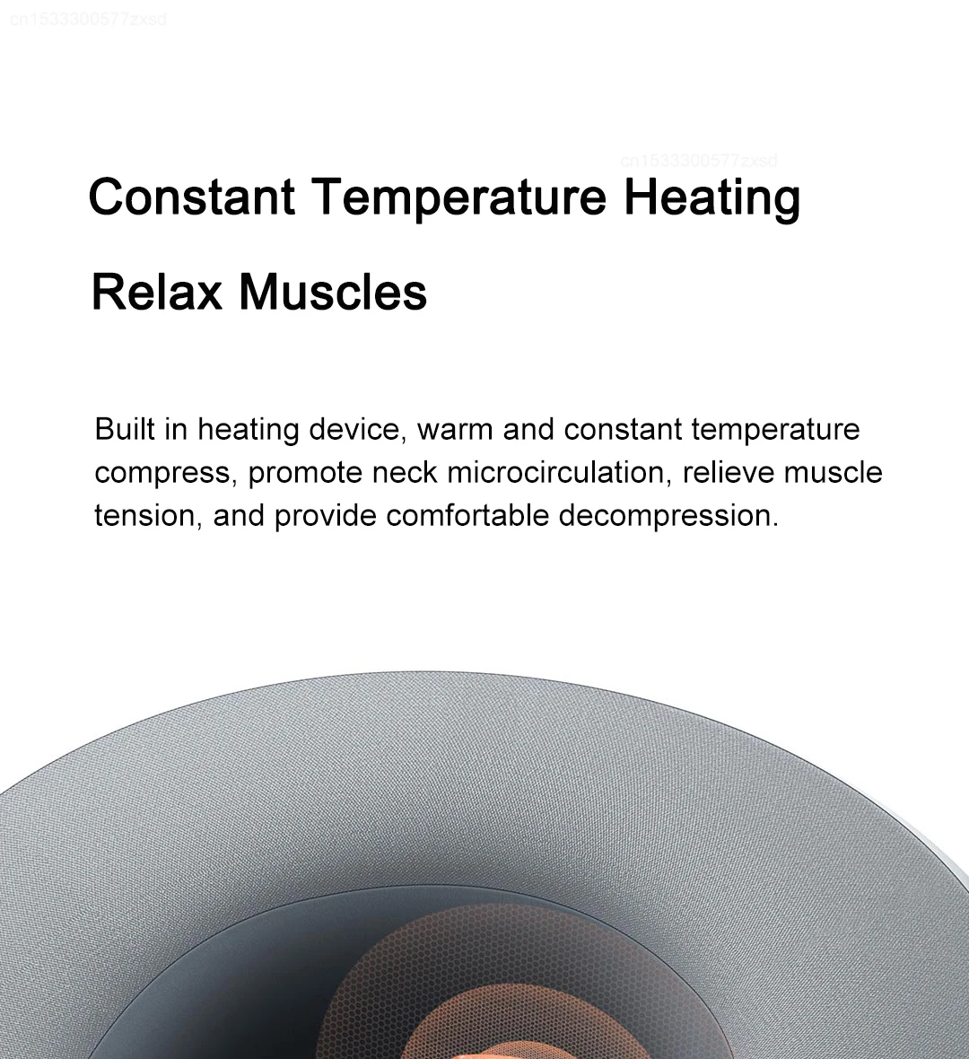 Xiaomi Mijia Smart Neck Massage Relief Neck Shoulder Pain Work with Mi Home App 2550mAh description image 3