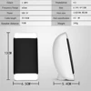 2 Pieces Wired Computer Speakers USB + AUX Mini PC Speaker for Laptop Desktop Phone 5W Audio Multimedia Loudspeaker 4