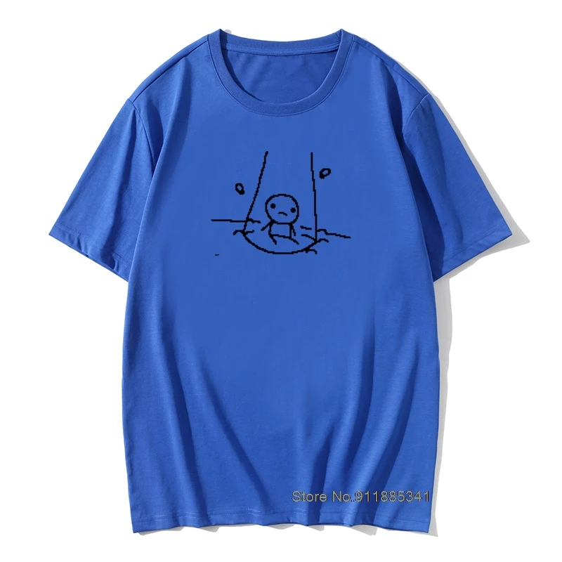 Faddish Men Tshirt Isaac T 셔츠의 바인딩 코튼 탑 재미 있은 반소매 O 넥 티셔츠 빈티지 티셔츠 펑키