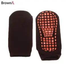 Breathable Non-Slip Ankle Socks - 1-5 years (Brown)