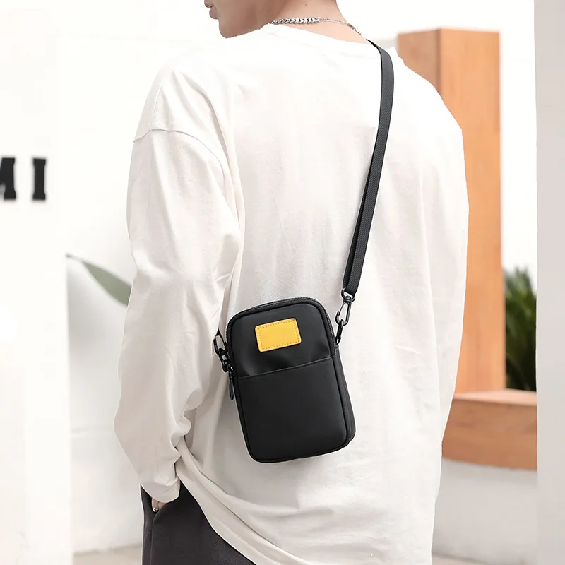 Sports Casual Crossbody Bag Shoulder Small Sling Bag Mini Phone Bag Men  Waist Bag Hanging Bag - Temu