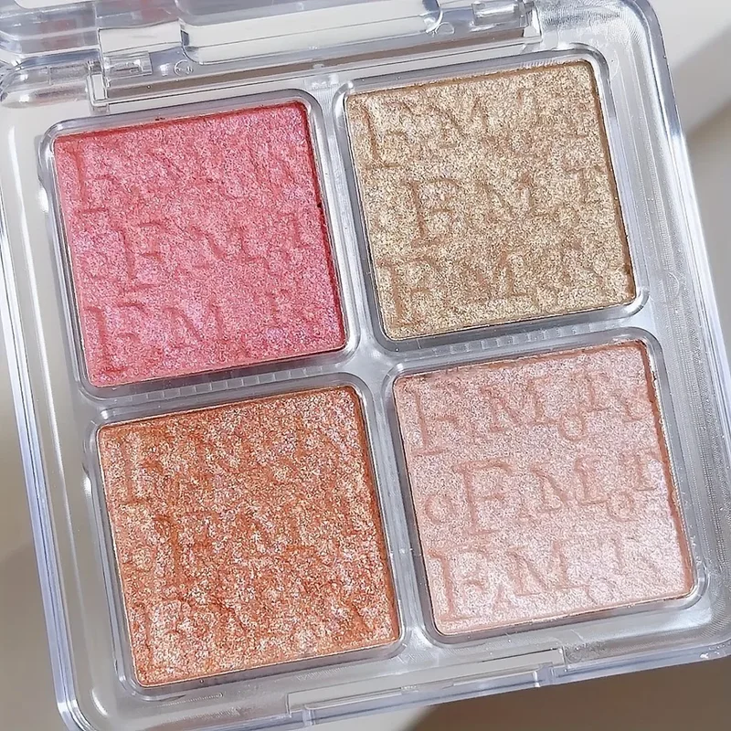 4 Color Face Highlighter Palette Illuminator Palette
