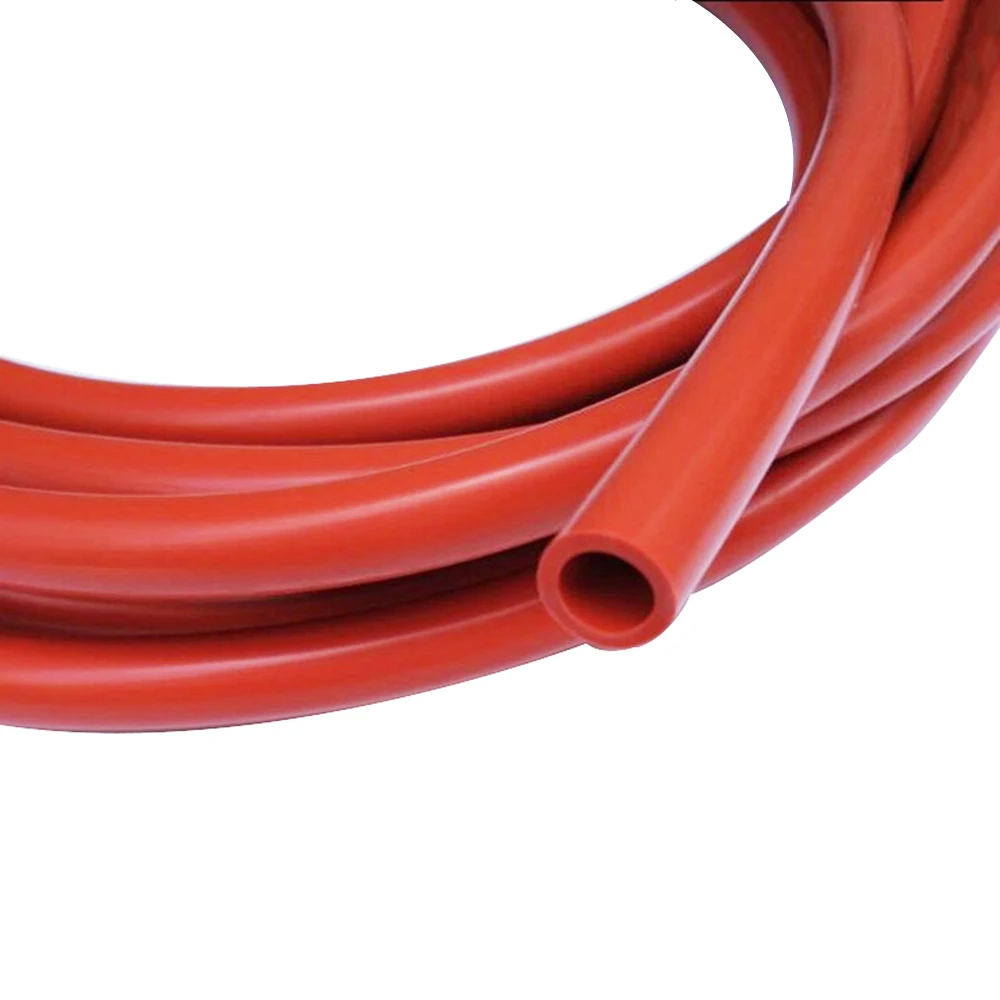 5M Red Silicone Tube 3mm/4mm/5mm/6mm Auto Car Vacuum Silicone Hose Racing  Line Pipe Tube high temperature silicone tube