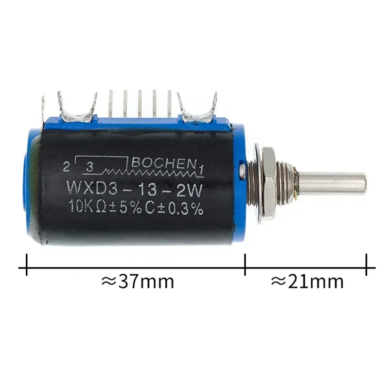 Multiturn Potentiometer Linear Potentiometer Rotary Potentiometer Potentiometer Kit Trimmer Potentiometer 1PCS WXD3-13-2W Precision 1K 2.2K 3.3K 4.7K 6.8K 10K 22K 47K 100K Ohm 10 Laps Wirewound