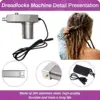 Portable Automatic Hair Curling Machine with 3 Heads, DIY Dreadlocks Braiding Hair Extensions/Electric Dreadlock Machine for Loc 5