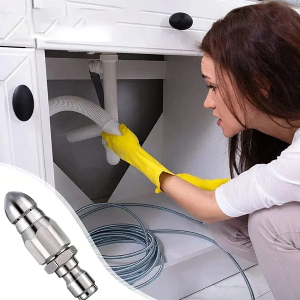 Kit Getto Fognario Per Idropulitrice, Kit Getto Fognario Da 100 Piedi - Foto 3