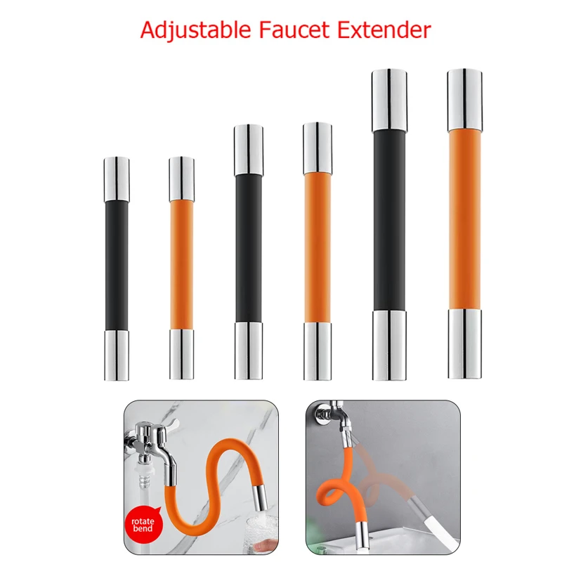 Faucet Lengthening Extender 360Degree Rotating Adjustable Faucet