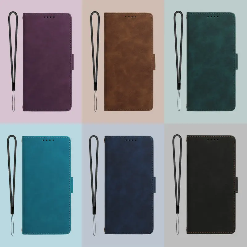 Leather Flip Case Wallet  with 360° Protection
