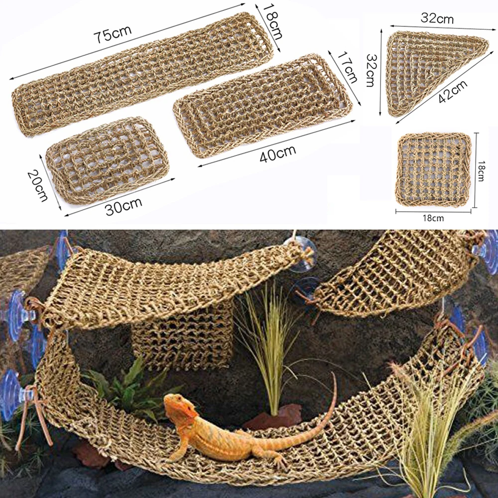 Reptile Hammock Terrarium Decoration For Lizard Lounger Small Hermit Crabs Geckos Bed Birds Reptile Mats Pets Supplies Reptile Hammock Terrarium Decoration For Lizard Lounger Small Hermit Crabs Geckos Bed Birds Reptile Mats Pets Supplies