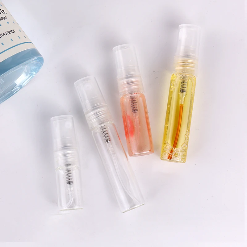 Mini Clear Glass Perfume Bottle Refillable Perfume Bottle Sprayer Portable Travel 8 Pack 2/3/5/10ml