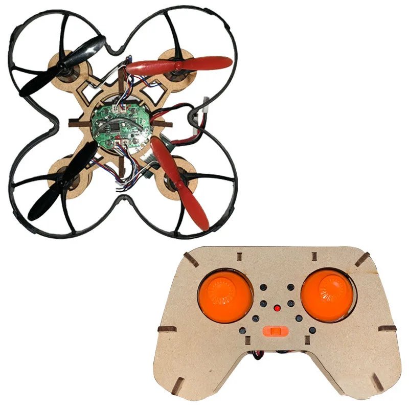 RC Helicopter DIY Building Blocks Drone 2.4G 4CH Mini 3D Bricks Quadcopter Assembling Educational Toys outdoor rc helicopter