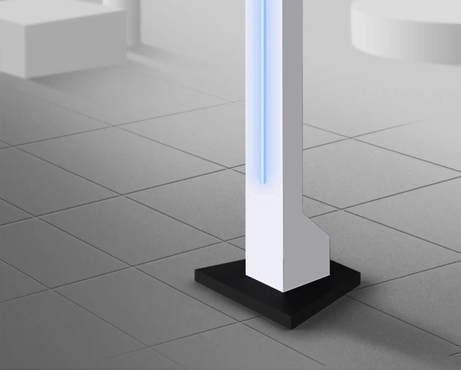 access control column, community swipe card floor bracket, outdoor waterproof fa