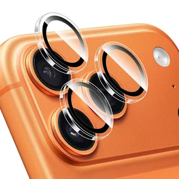 Transparent Individual Camera Lens Protector for IPhone Air 17 16 15 14 13 Pro Max Plus 12 Mini 17Pro i17 Glass Ring Lens Cover 1