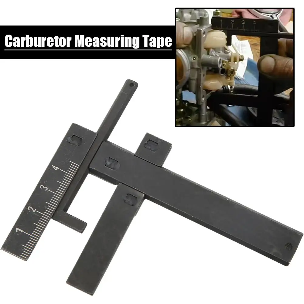 Carburetor Measuring Tool Adjustable Gauge Ruler for Motorcycle Carburetor Tuning for CT70/CB175/CB200 Motorcycle Models