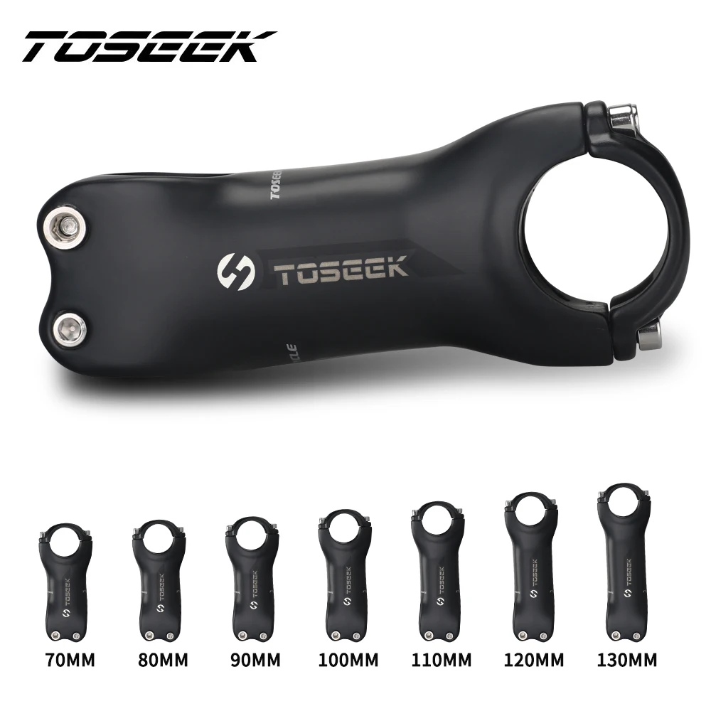 

Руль для горного велосипеда TOSEEK, черный, матовый, 6/17 градусов, 31,8 мм
