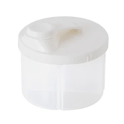 Portable 4 - Compartment Baby Food & Snack Storage Container (WHITE)