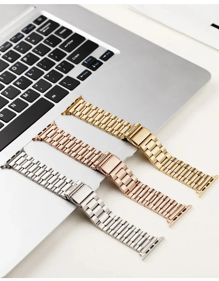 Premium Stainless Steel Watch Strap - Elegant and Durable Bracelet Design