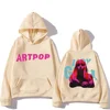 Lady Gaga Hoodie Double-sided Printing Comfortable Aesthetic Sweatshirts With Hooded Gothic Clothing Moletom Hip Hop Pullovers 6