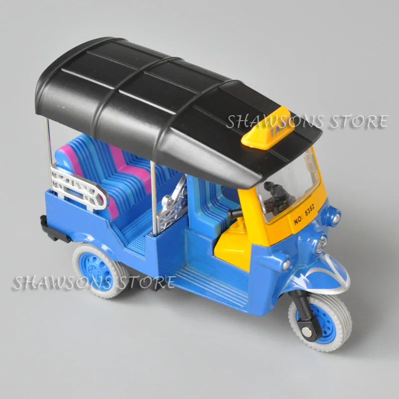 1:14 Scale Diecast Motorcycle Model Thailand Motor Tricycle Taxi
