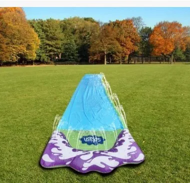 Backyard Outdoor Water Spray Toy Play Splash Inflatable Slip Slide Summer Sprinkle Water Splash Toys Game Inflatable Slide