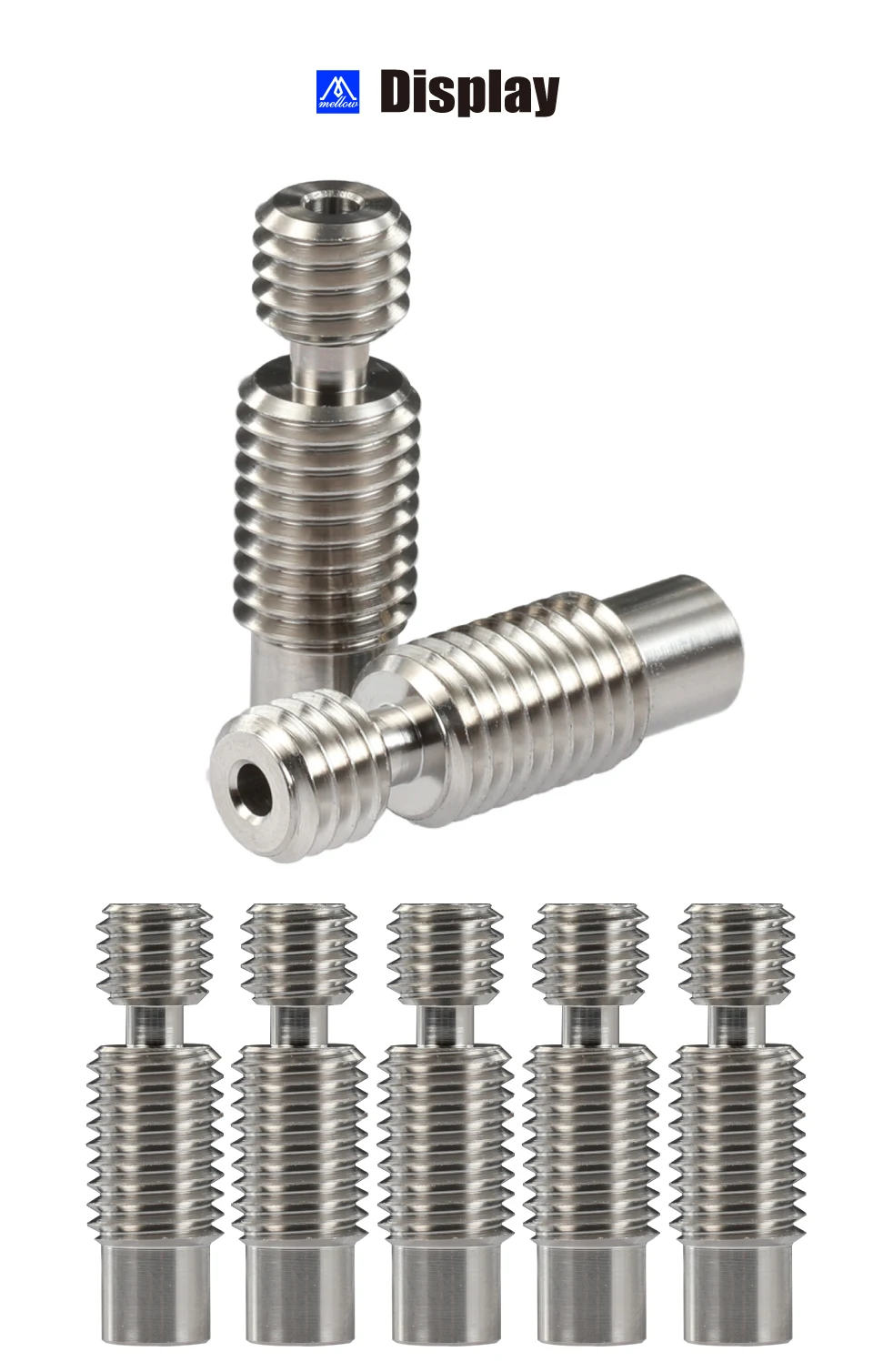 Mellow-impressora 3d all-metal nf v6, bico de