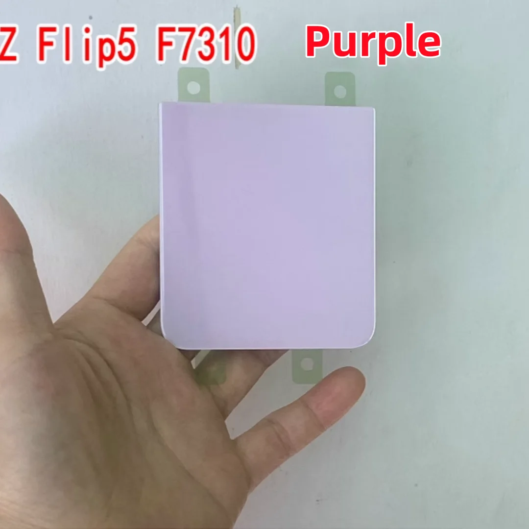 삼성 갤럭시 Z 플립 5 용 교체 유리 후면 커버, 배터리 커버, 후면 문짝 하우징 케이스, 후면 커버, F7310, F731U, F731B, F731N