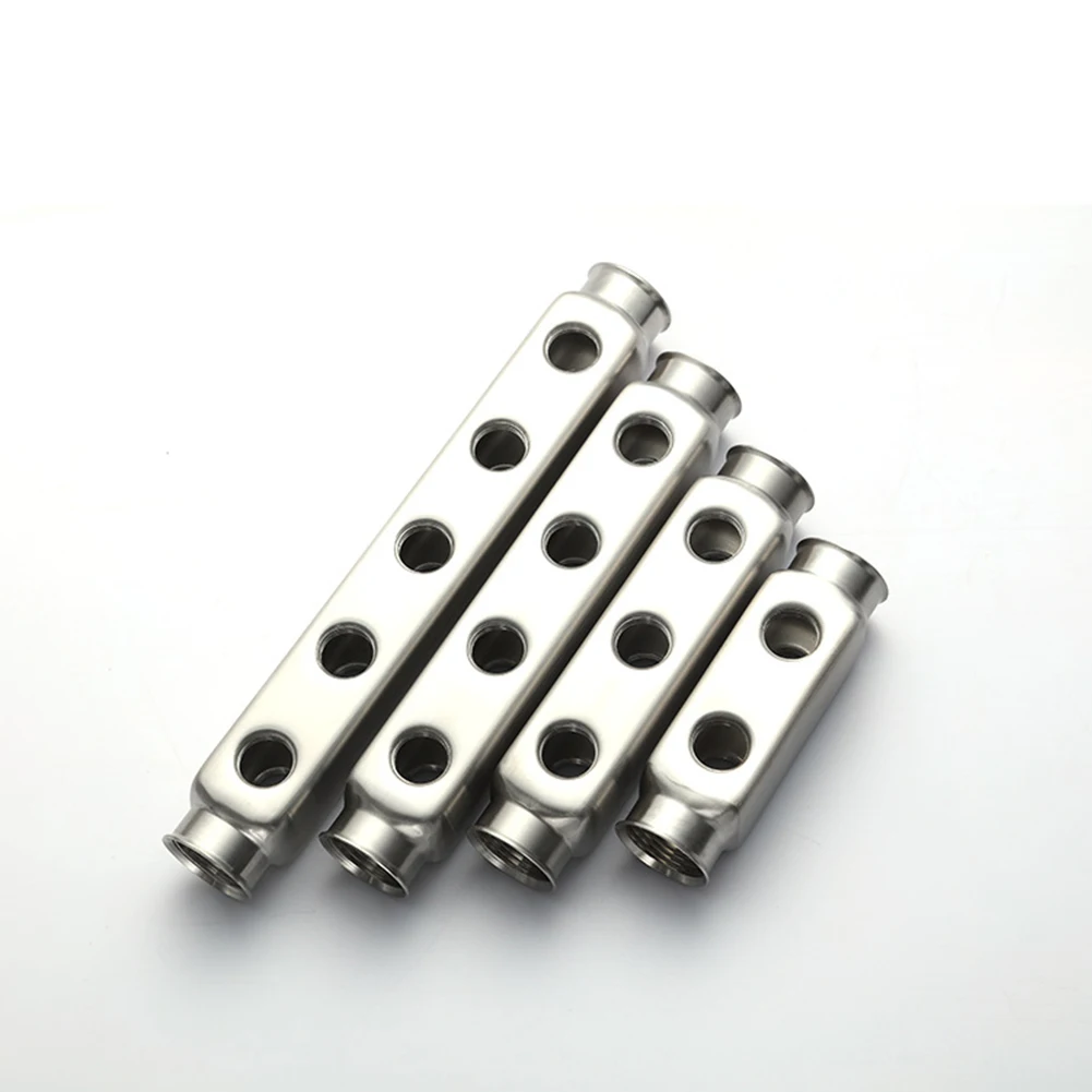 1pcs2345WaysStainlessSteelTubeDistributionManifoldPipeBar