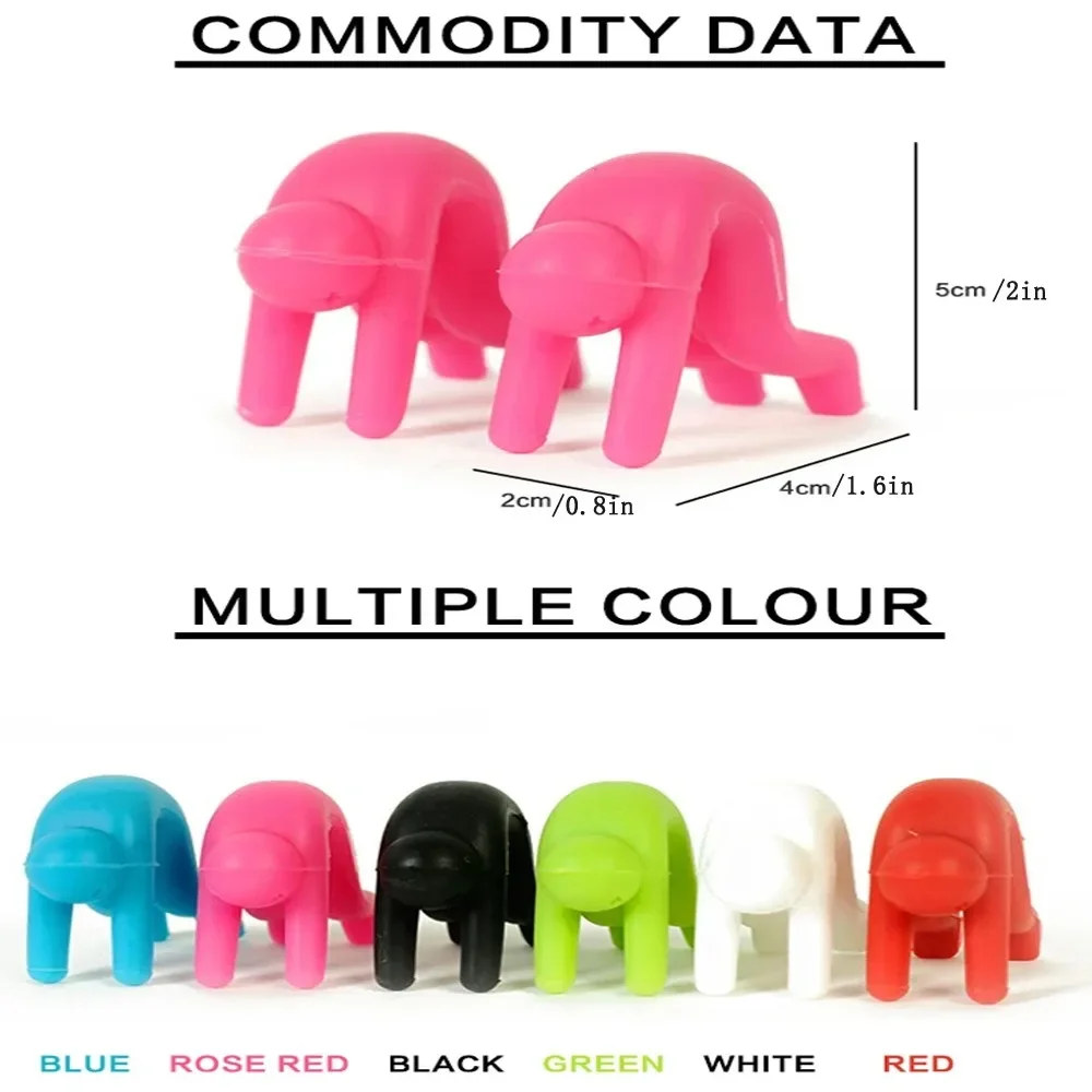 Silicone Kitchen Holder Pot Lid Holder Anti-Overflow Pot Clip Mobile Phone Chopstick Spoon Holder Stand