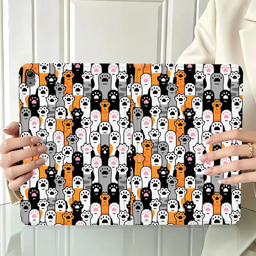 Girly Cute Cats Tablet Case with Pencil Holder