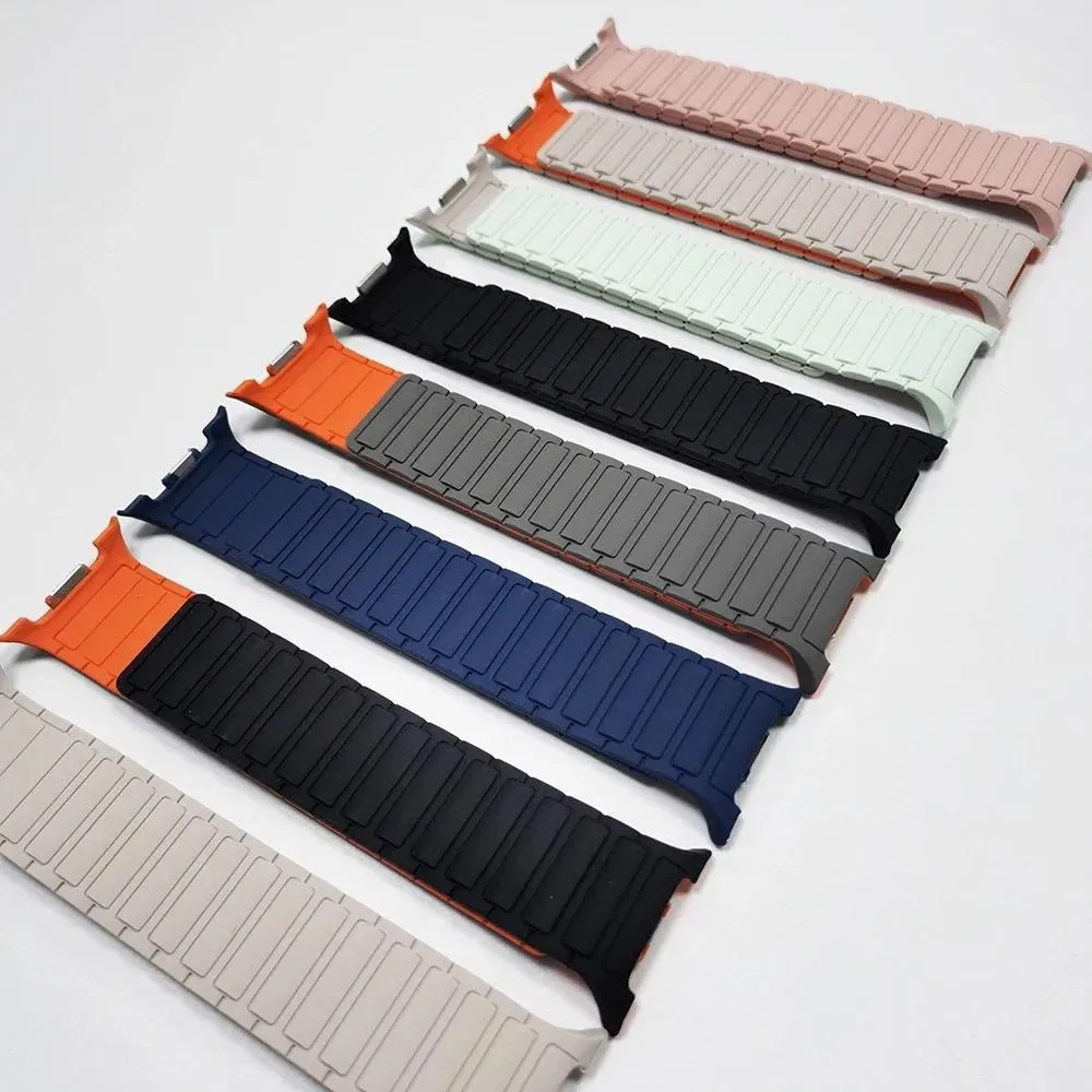 Seamless Magnetic Band Silicone Loop Strap