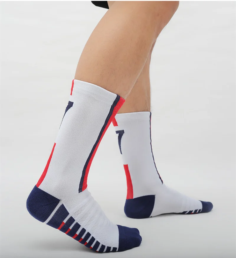 Football Kids 10# Socks New Yellow Blue Number Soccer Men's Sports Short Socks Outdoor Running Fast-drying Breathable Non-S
