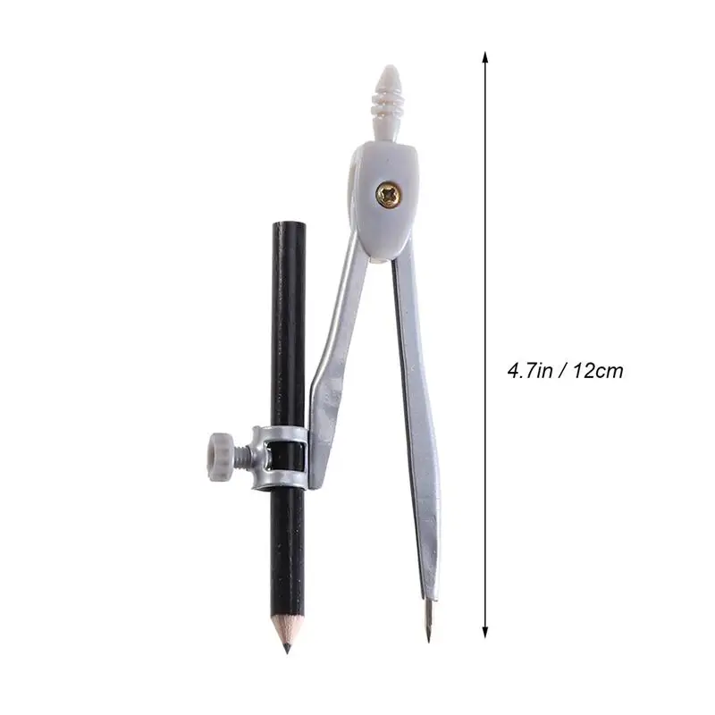 Drawing Compass Compass Geometry Drawing Protractor Drafting Tool Metal Set Precision Math Tools Woodworking Circle Kids Students Maths Scribe
