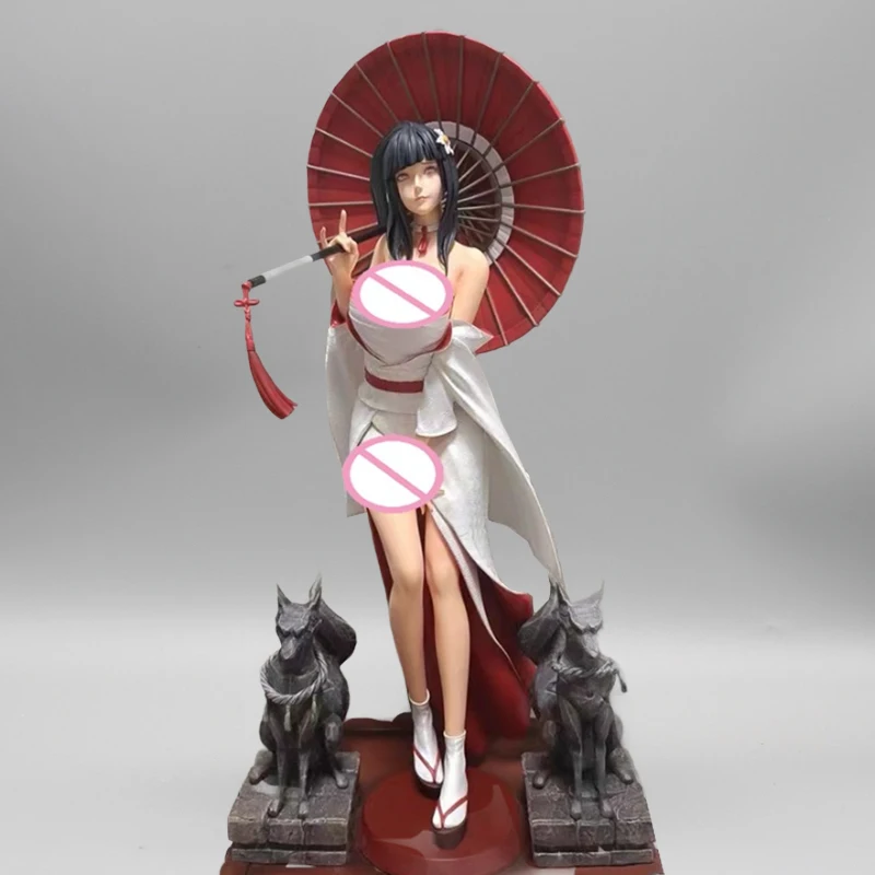 

Hyuuga Action Figure Naruto Figura Anime Kimono Hinata Hyuuga Sexy Figure Model PVC Collection Figurines Desktop Ornament Toys